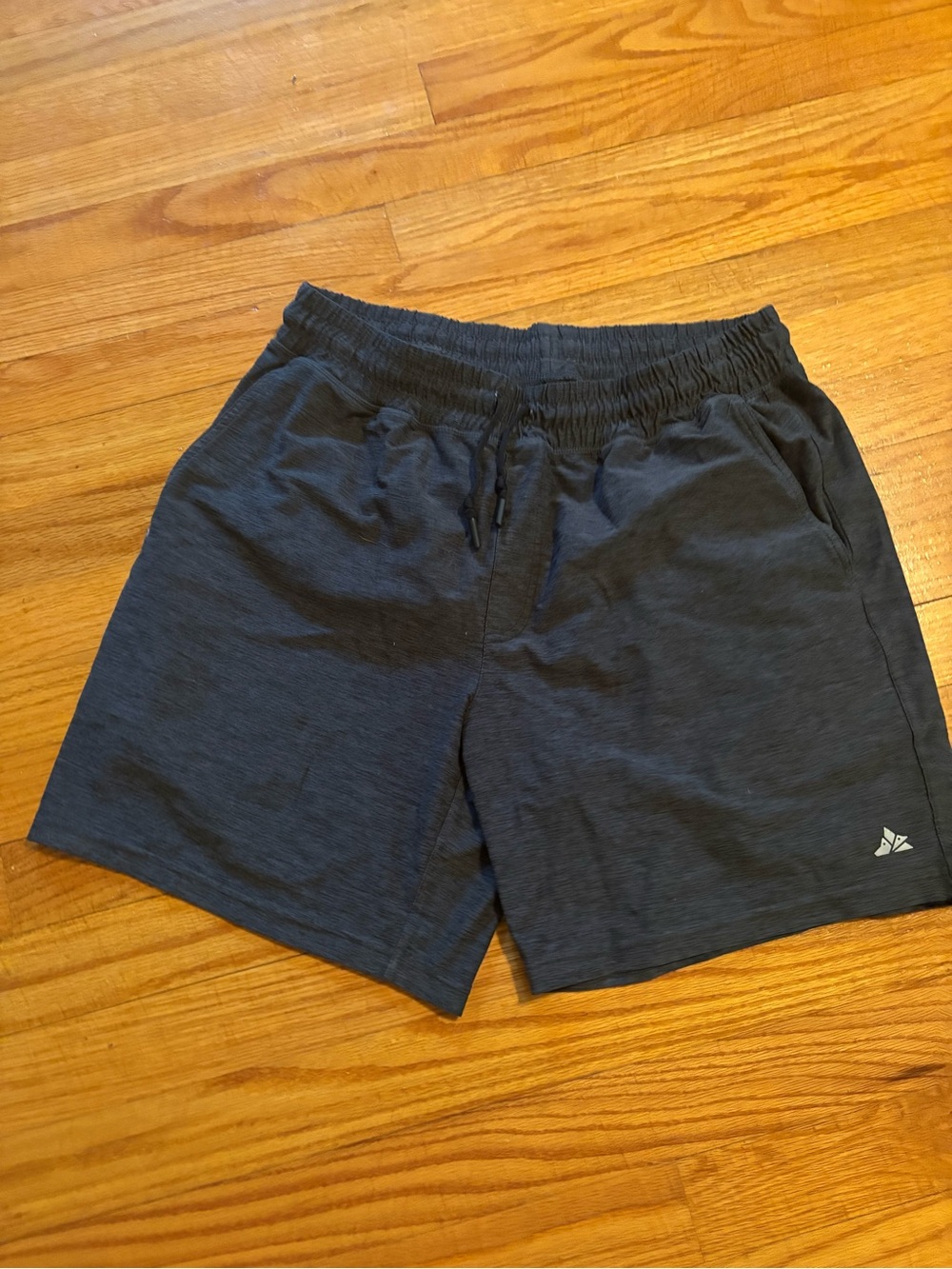 Men's Black Performance Drawstring Shorts